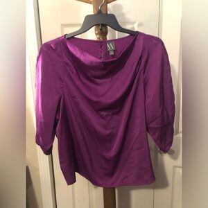 Worthington Rich Purple Women's Blouse